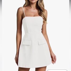 NWT White a line mini dress